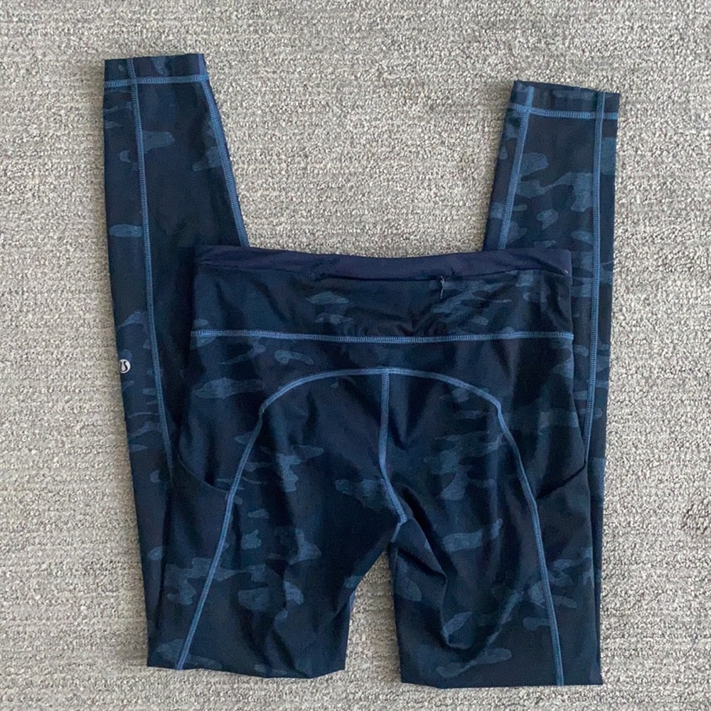 Lululemon Leggings Blue Camo